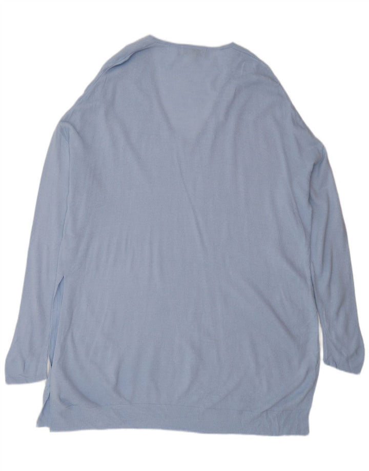 Marks & Spencer Dame Oversized Jumper Dress UK 16 Large Blue Acryl