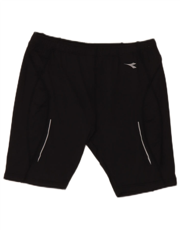 Diadora sportsshorts til kvinder UK 18 XL sort polyamid