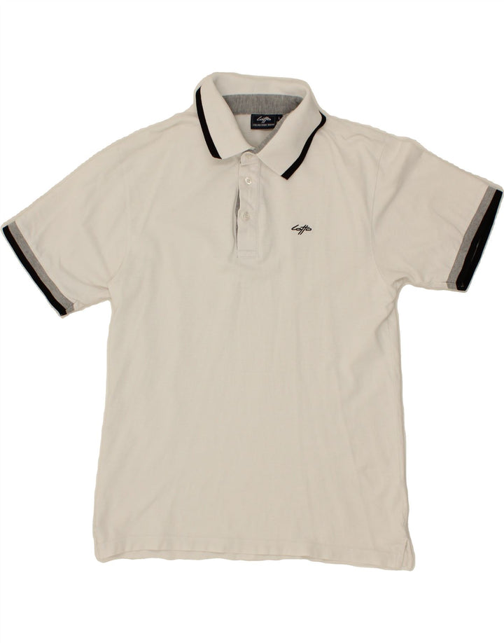 LOTTO Mens Polo Shirt Large White Cotton Vintage Lotto and Second-Hand Lotto from Messina Hembry 