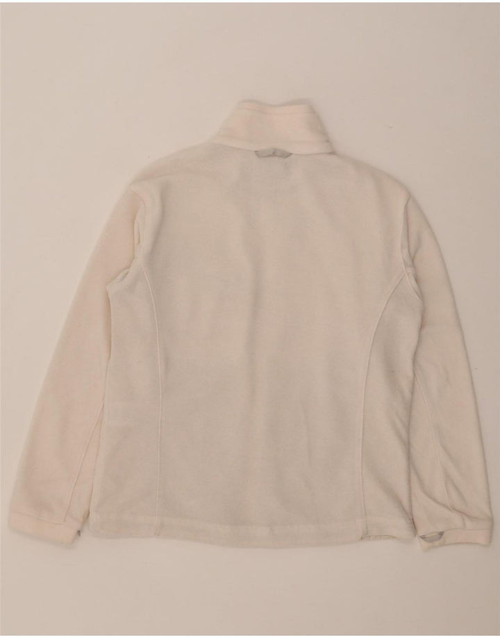 Columbia Womens Liner Fleecejakke UK 14 Medium White Polyester