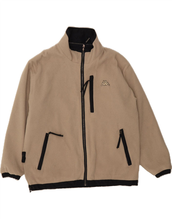 KAPPA Mens Reversible Jacket UK 36 Small Navy Blue Polyester Vintage Kappa and Second-Hand Kappa from Messina Hembry 