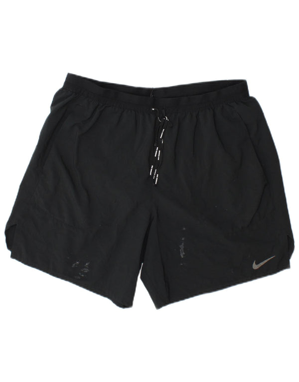 Nike Herre Dri Fit sportsshorts store marineblå polyester