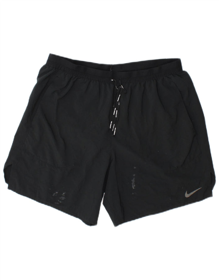 Nike Herre Dri Fit sportsshorts store marineblå polyester