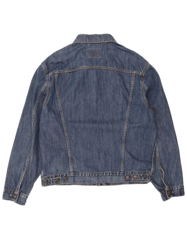 Levi's Herre 70550 Denimjakke UK 40 Stor Blå Bomuld