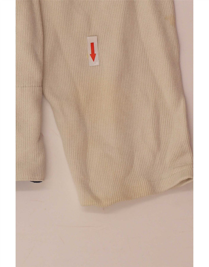Sergio Tacchini Herre lynlåshals Top Langærmet Medium Beige Bomuld