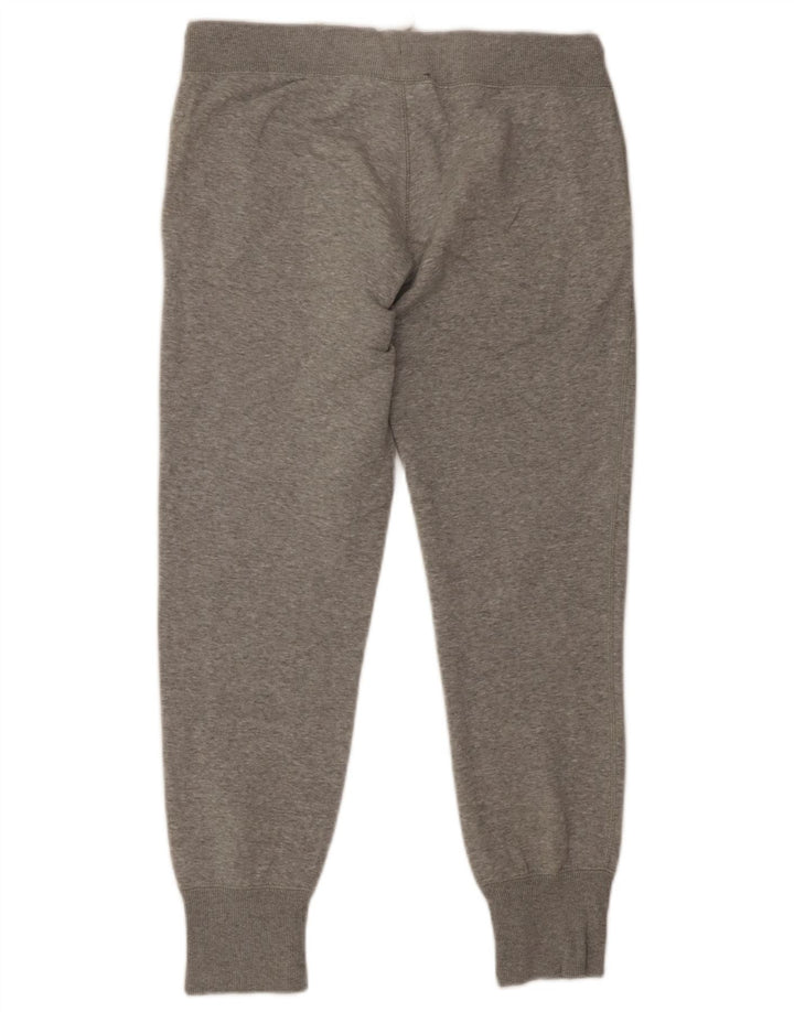 CONVERSE Womens Tracksuit Trousers Joggers UK 10 Small Grey Cotton