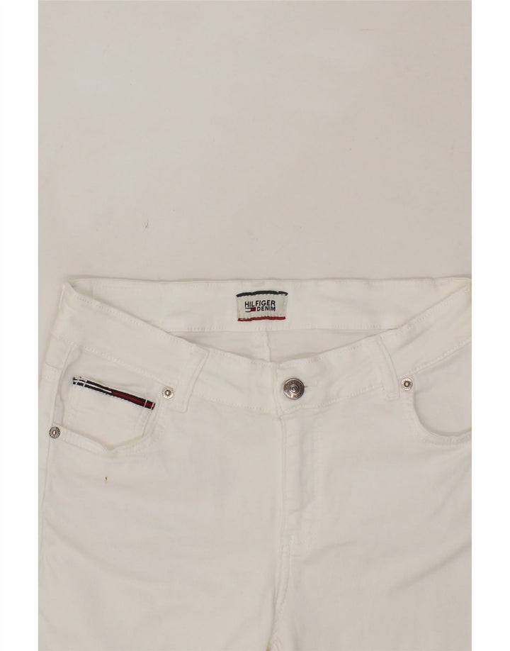TOMMY HILFIGER Mens Denim Shorts W28 Small White Cotton Vintage Tommy Hilfiger and Second-Hand Tommy Hilfiger from Messina Hembry 