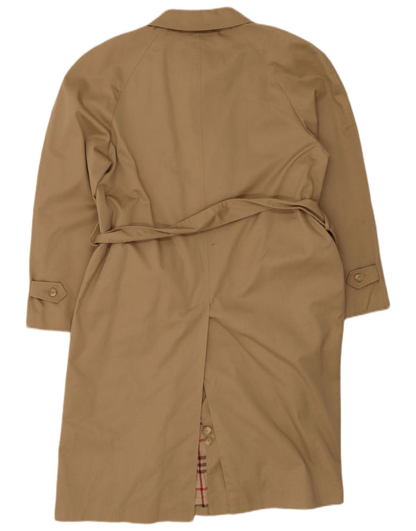 Vintage Mens Trench Coat IT 50 Large Beige Cotton