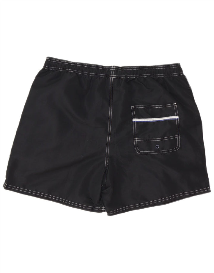 Sergio Tacchini Badeshorts til mænd 2XL sort polyester