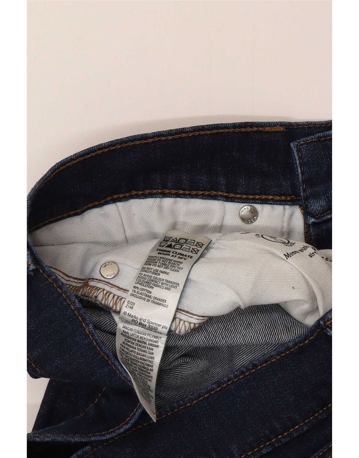 Marks & Spencer Herre Slim Jeans W32 L33 Marineblå Bomuld
