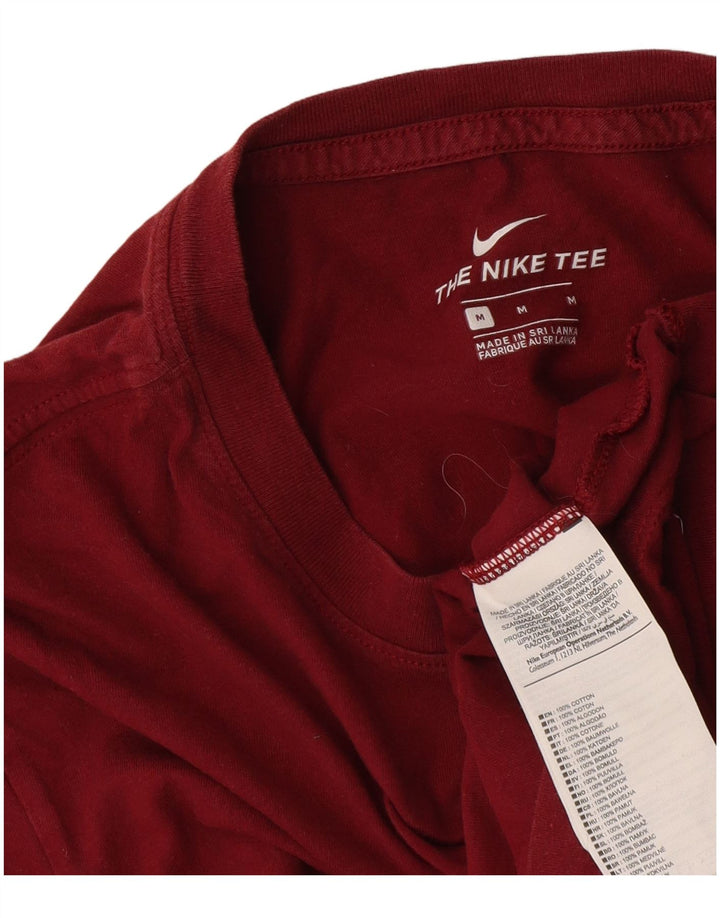 Nike Herre T-shirt Top Medium Rød Bomuld