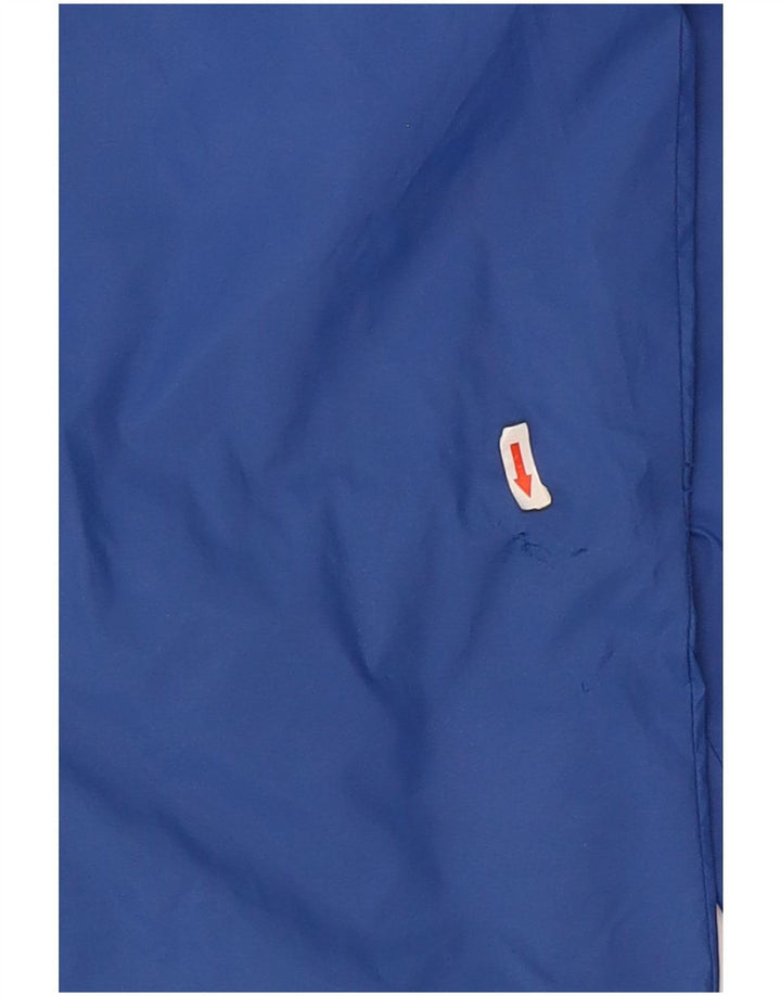Adidas Regnjakke med hætte til mænd UK 38 Medium Blue Polyamide
