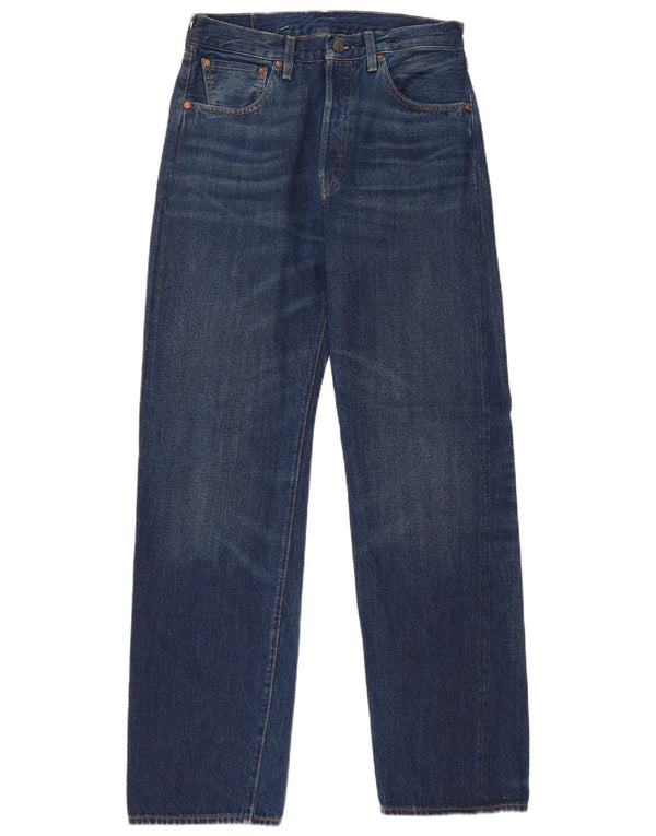 Levi's Herre 501 Straight Jeans W29 L32 Blå Bomuld
