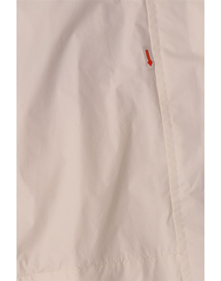 NORTH SAILS Womens Hooded Raincoat UK 10 Small White Polyamide