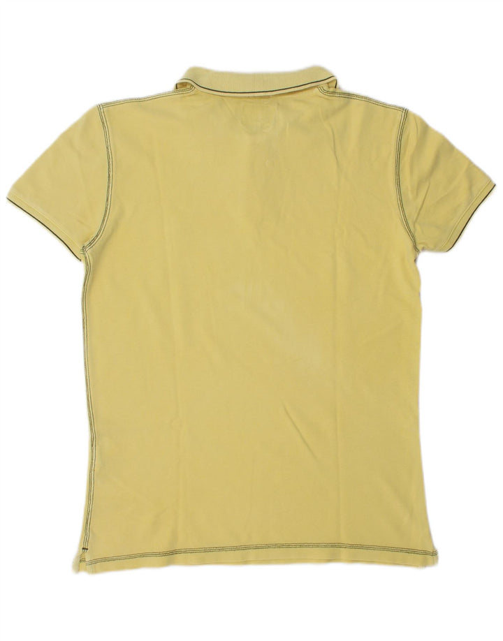 Wrangler Herre Slim Fit Polo Shirt Medium Gul Bomuld