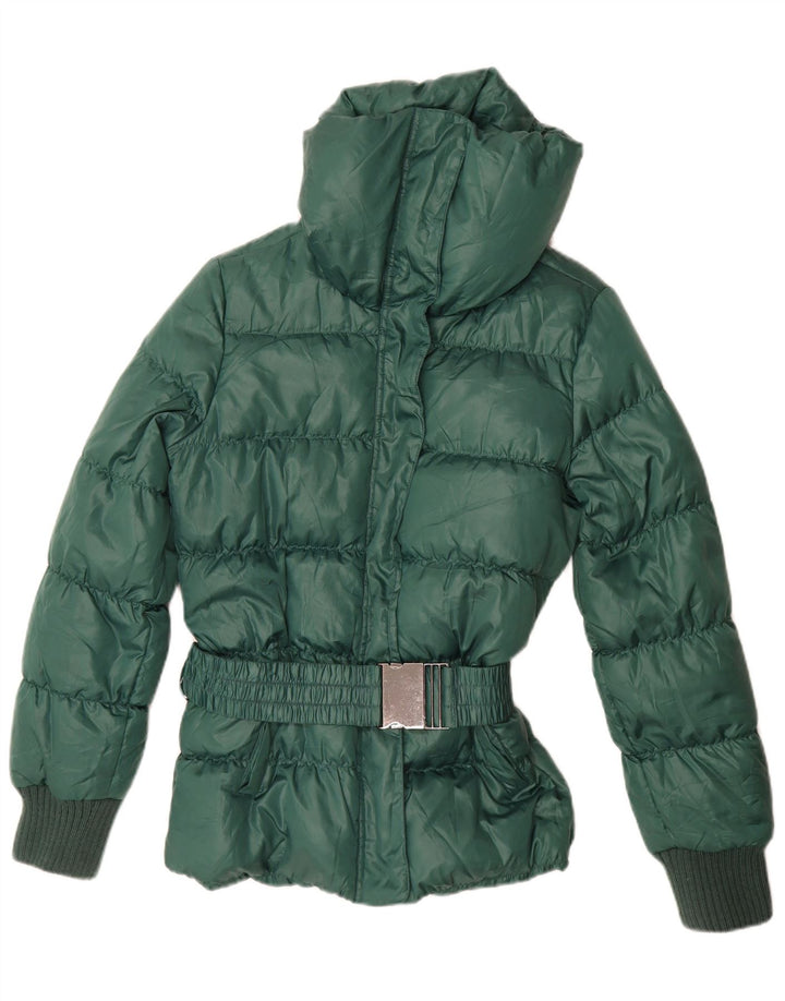 Sisley Dame Polstret Jakke UK 16 Large Green