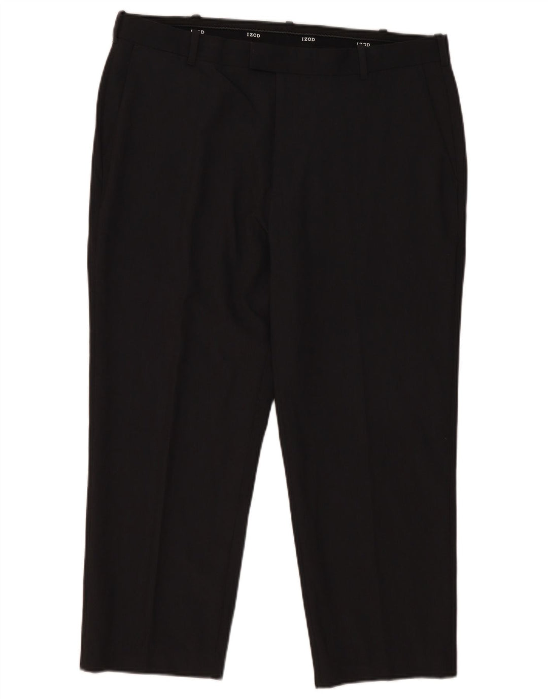 Izod Herre Crop Straight Suit Bukser W36 L25 Grå Polyester