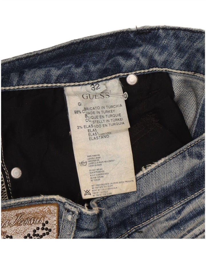 Guess lige damejeans W32 L27 blå bomuld