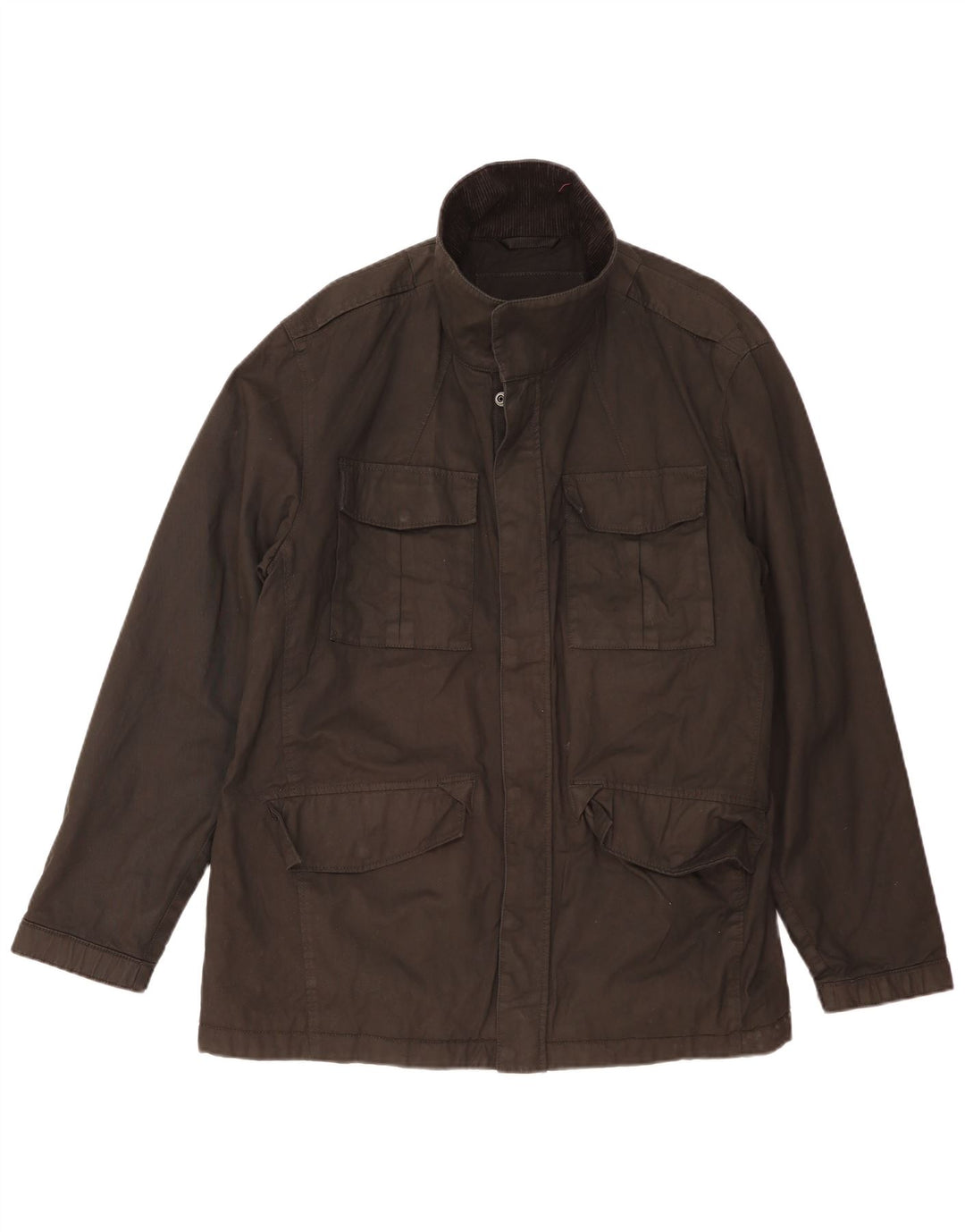 Marks & Spencer Herre Utility Jacket UK 44 2XL Sort Bomuld