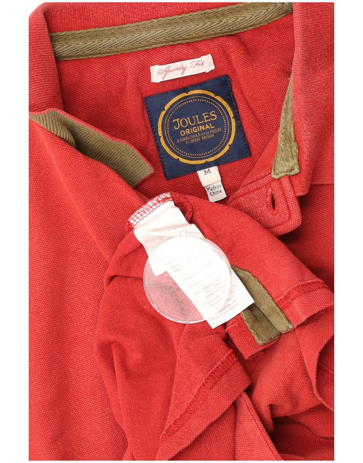 Joules herre poloshirt Medium rød bomuld