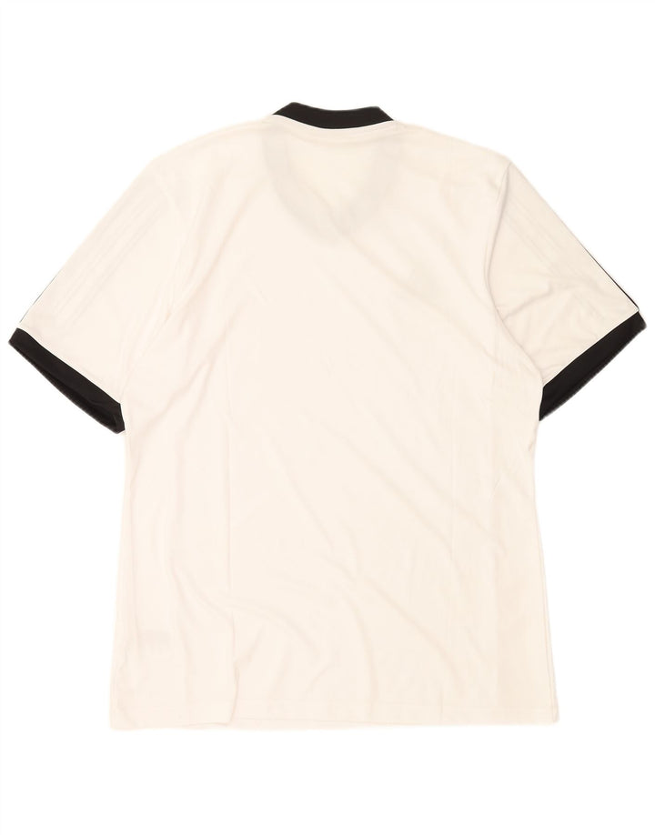 Adidas Herre Climalite T-Shirt Top Stor Hvid Polyester