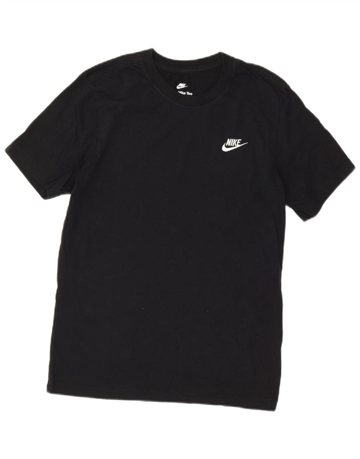 Nike T-shirt top lille sort bomuld til mænd