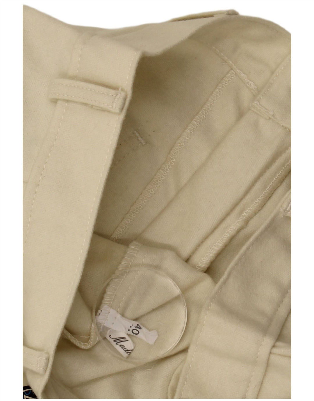 Vintage Dame Bootcut Casual Bukser EU 40 Medium W30 L33 Beige