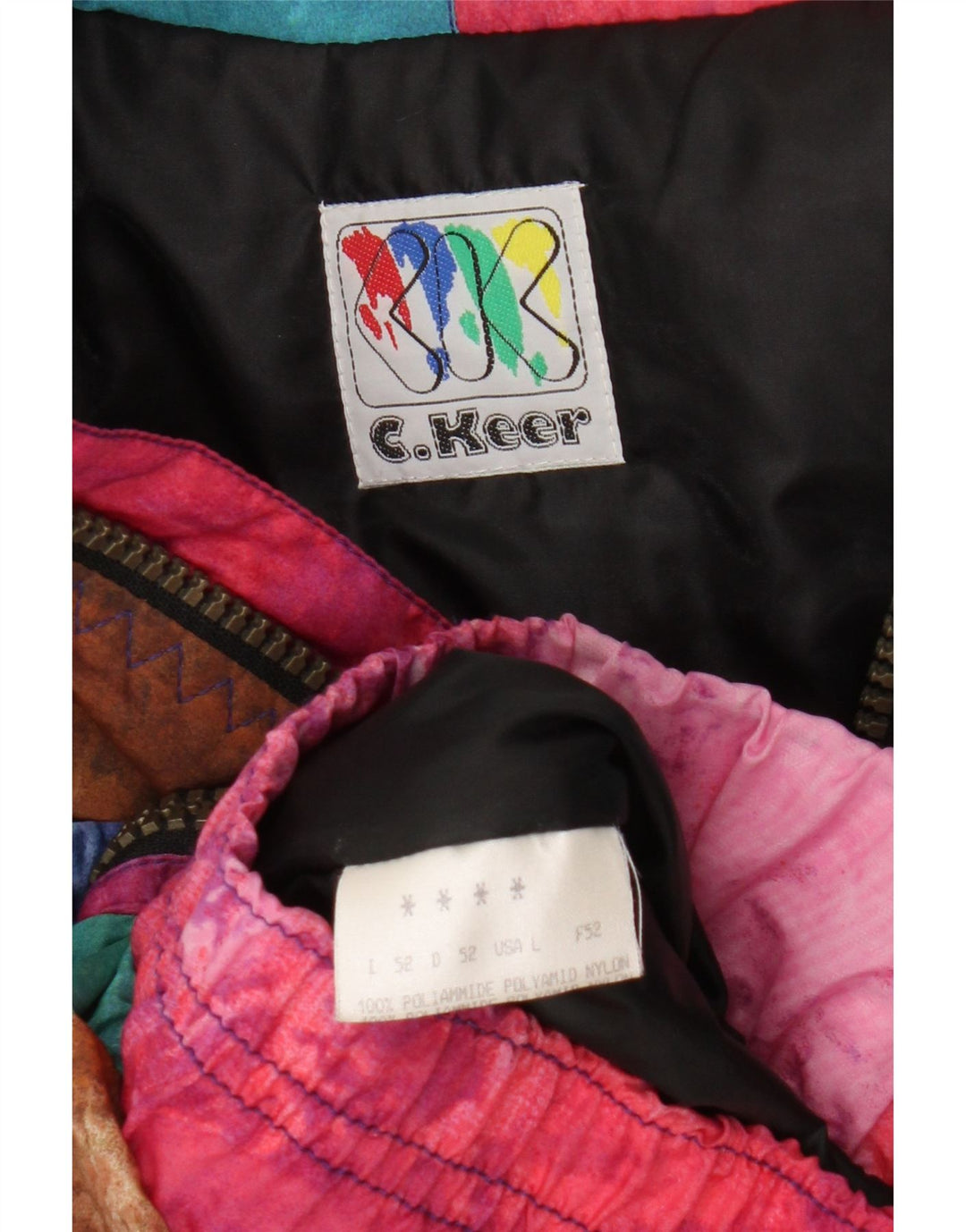 C.Keer Mens Utility Gilet IT 52 XL Flerfarvet Colourblock Polyamid