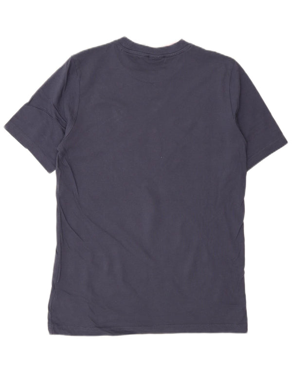 Adidas drenge grafisk t-shirt top 11-12 år marineblå bomuld