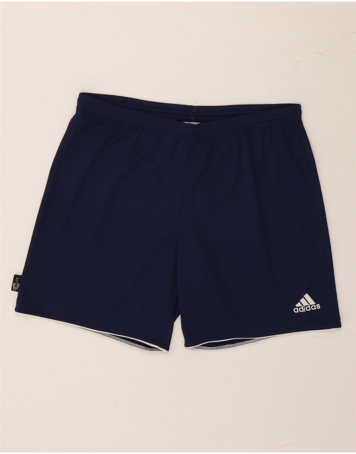 Adidas Herre Climalite Sportshorts store marineblå polyester