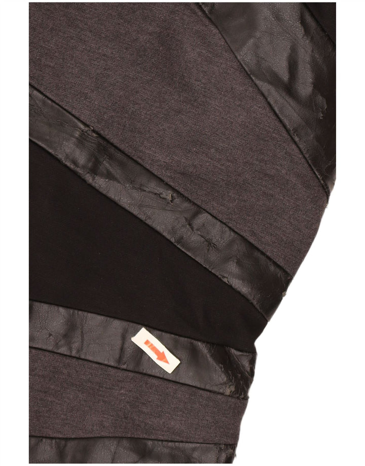Calvin Klein Dame Ærmeløs Skede Kjole US 10 Medium Sort Colourblock