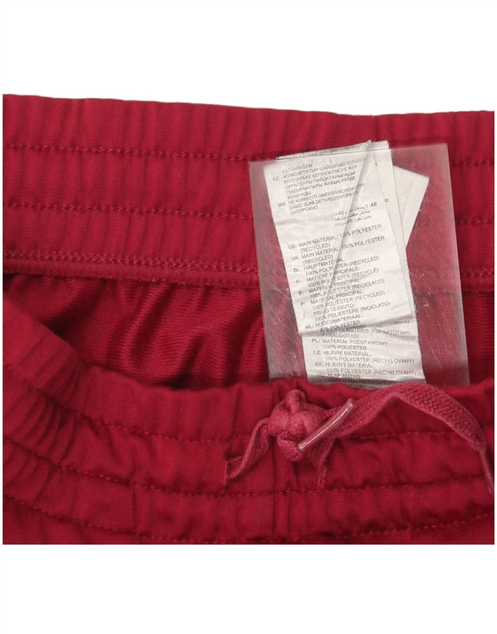Adidas træningsdragtsbukser til kvinder UK 8/10 Small Maroon Polyester