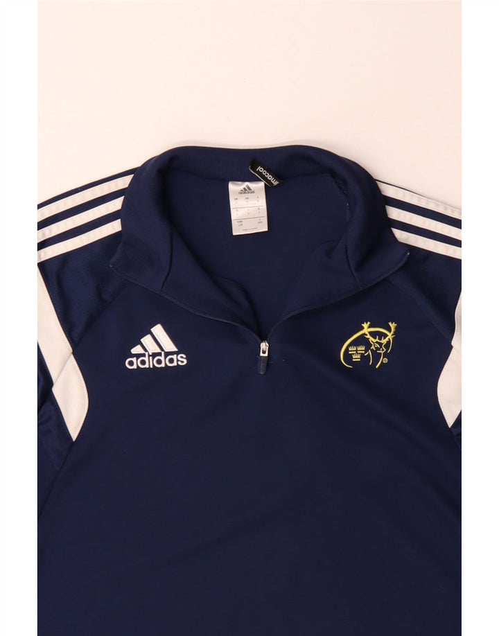 Adidas Herre Munster Rugby Pullover Træningsdragt Top Stor Marineblå