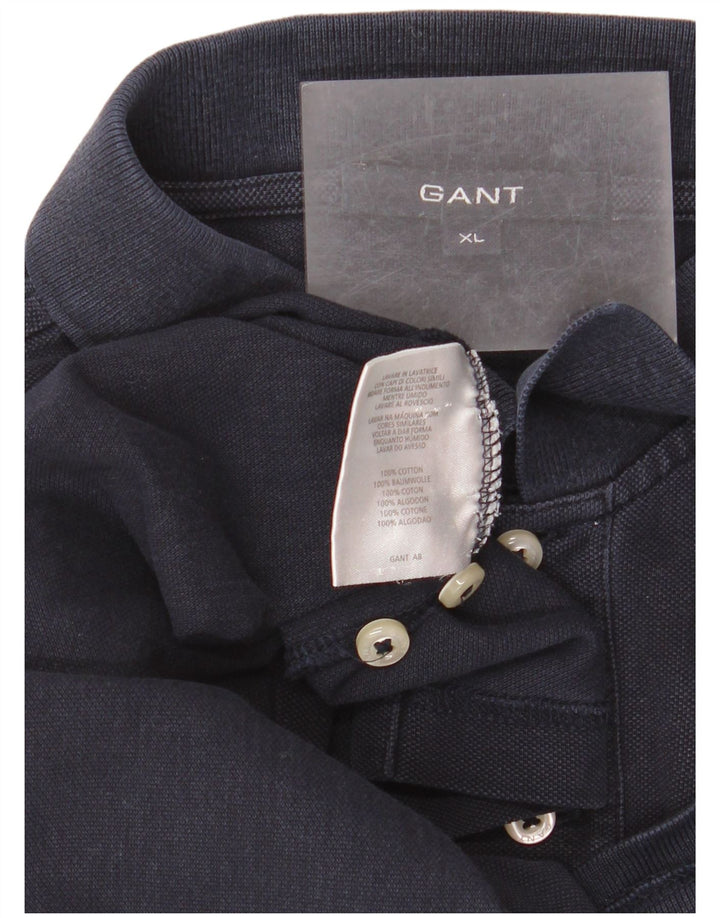 Gant herre poloshirt XL marineblå bomuld