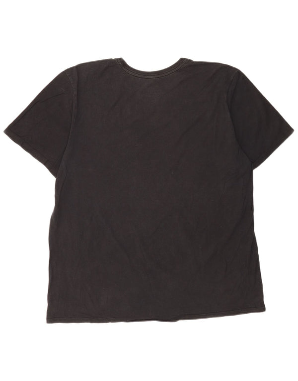 Nike T-shirt top i atletisk snit til mænd XL sort bomuld