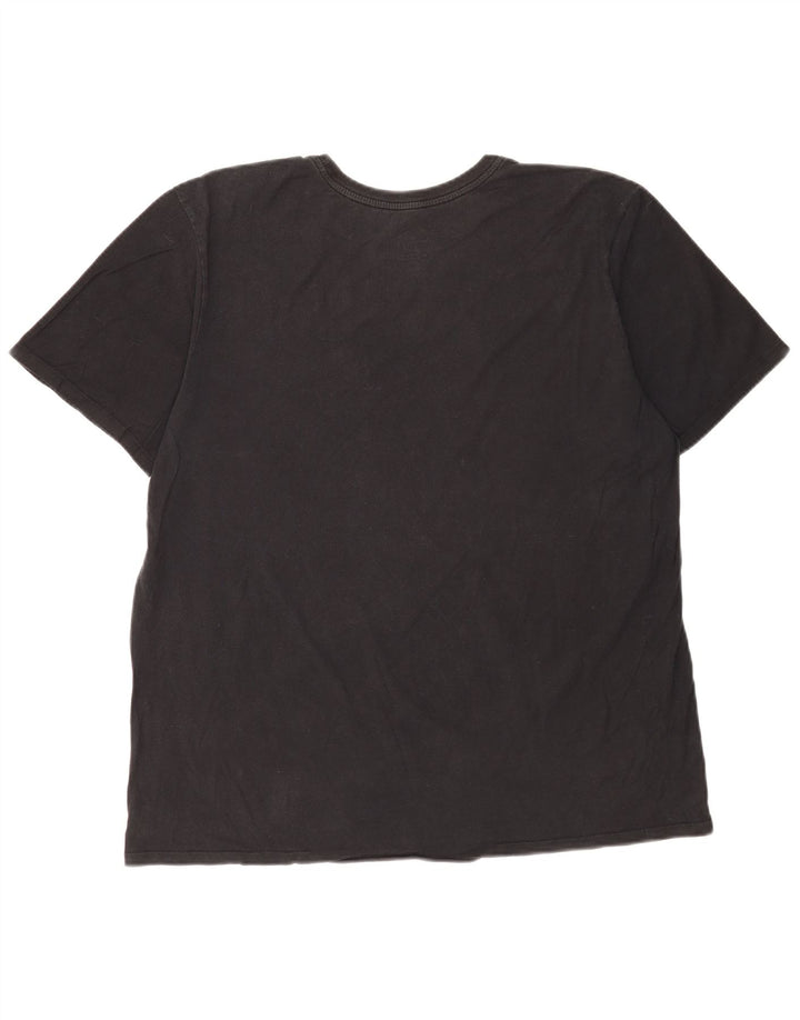 Nike T-shirt top i atletisk snit til mænd XL sort bomuld