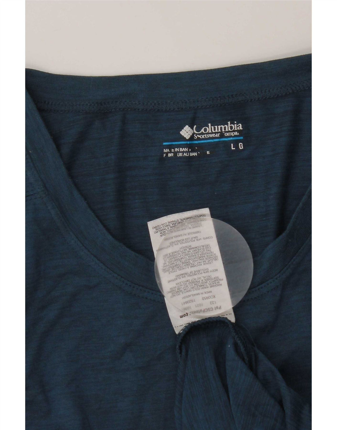 Columbia Herre T-Shirt Top Stor Blå Polyester