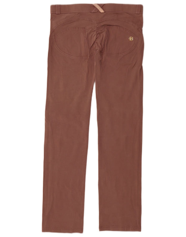 Freddy Dame Lige Casual Bukser UK 12 Medium W30 L30 Brun Bomuld