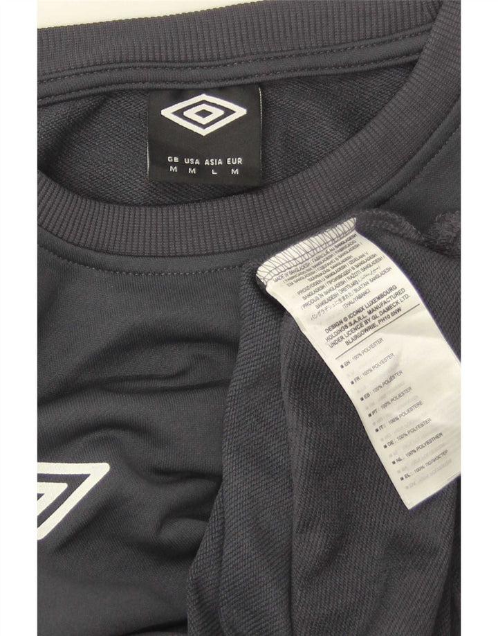 Umbro Herre Sweatshirt Jumper Medium Grå Colourblock Polyester