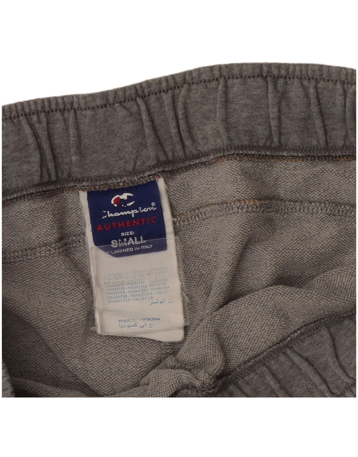 Champion Dame grafisk træningsdragt Bukser Joggers UK 10 Small Grey Bomuld