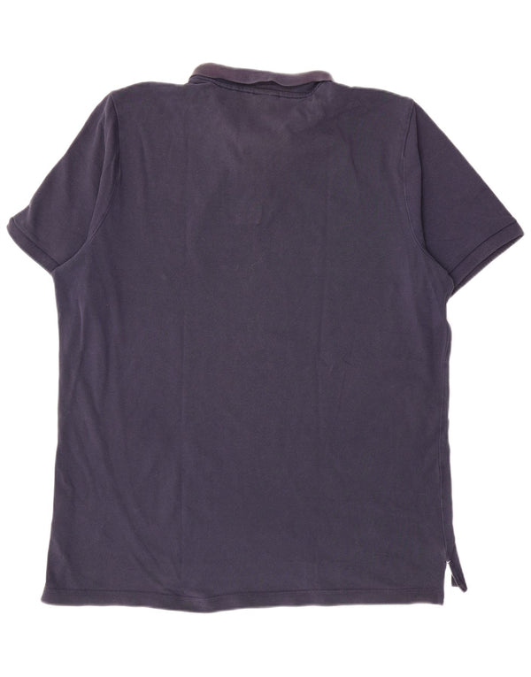 Nike herre poloshirt XL marineblå bomuld