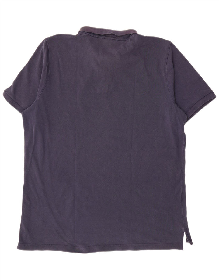 Nike herre poloshirt XL marineblå bomuld