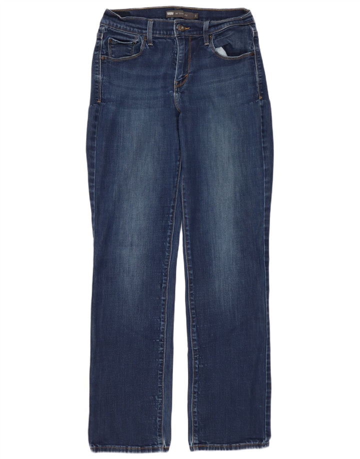 LEVI'S Dame 505 Straight Jeans US 6 Medium W28 L31 Blå