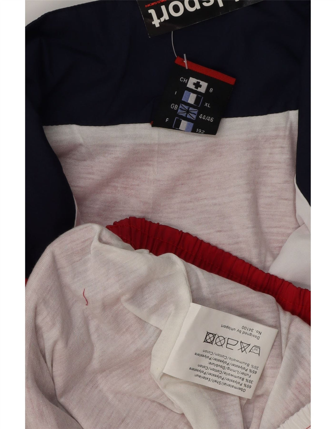 UHLSPORT Træningsdragt til mænd, topjakke UK 44/46 XL Flerfarvet Colourblock