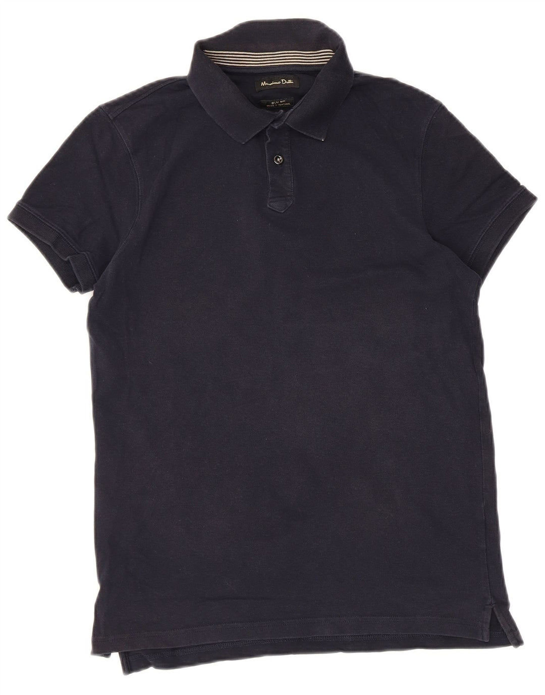 Massimo Dutti Herre Slim Fit Polo Shirt Lille Marineblå