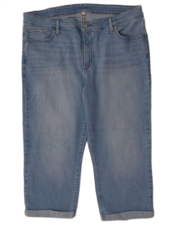 LEVI'S Womens Straight Jeans US 22 2XL W40 L29 Blue Cotton