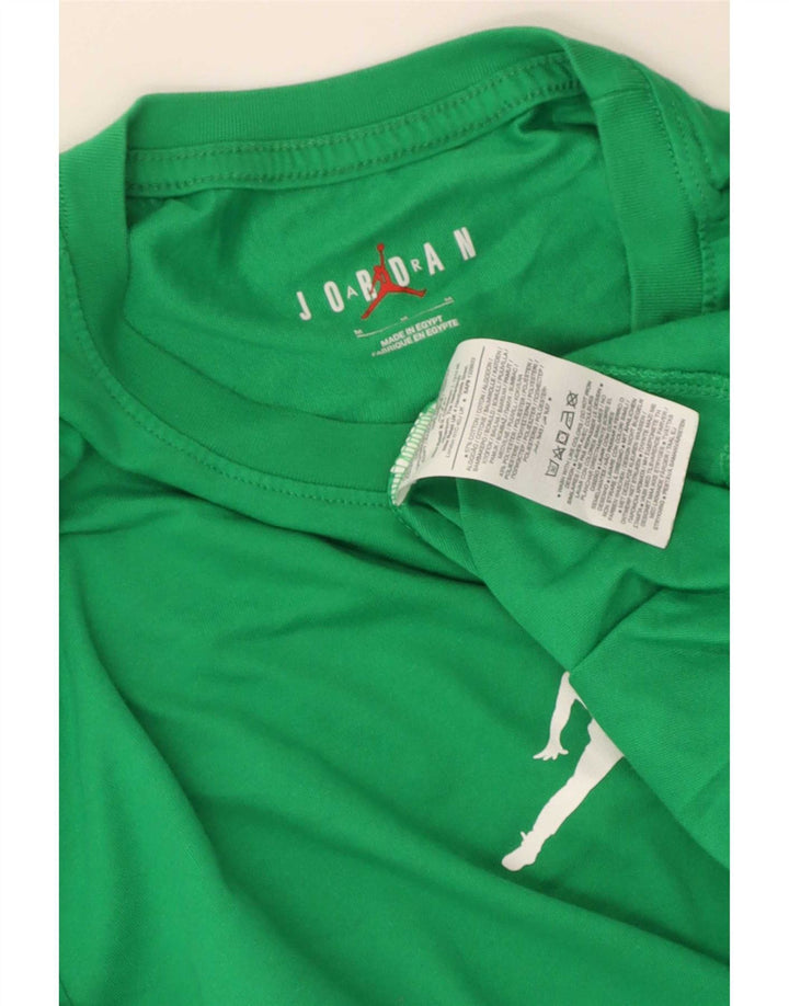 Jordan T-shirt top mellemgrøn bomuld