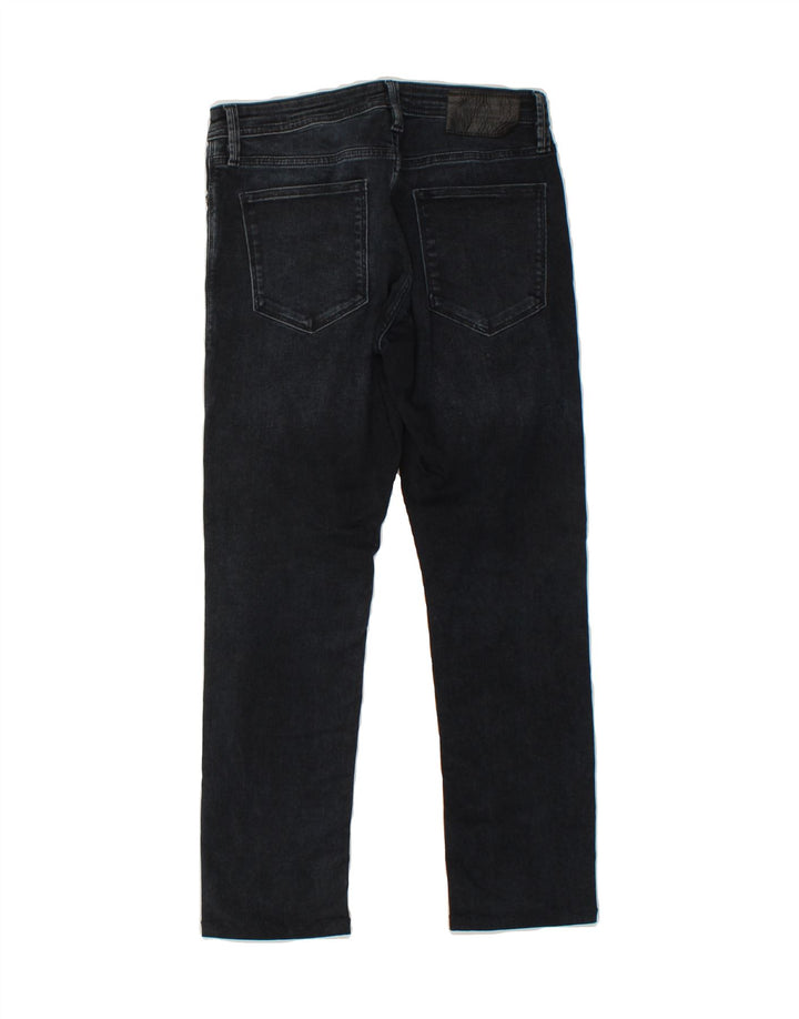 JACK & JONES Womens GLENN Slim Jeans W30 L27 Navy Blue Cotton Vintage Jack & Jones and Second-Hand Jack & Jones from Messina Hembry 