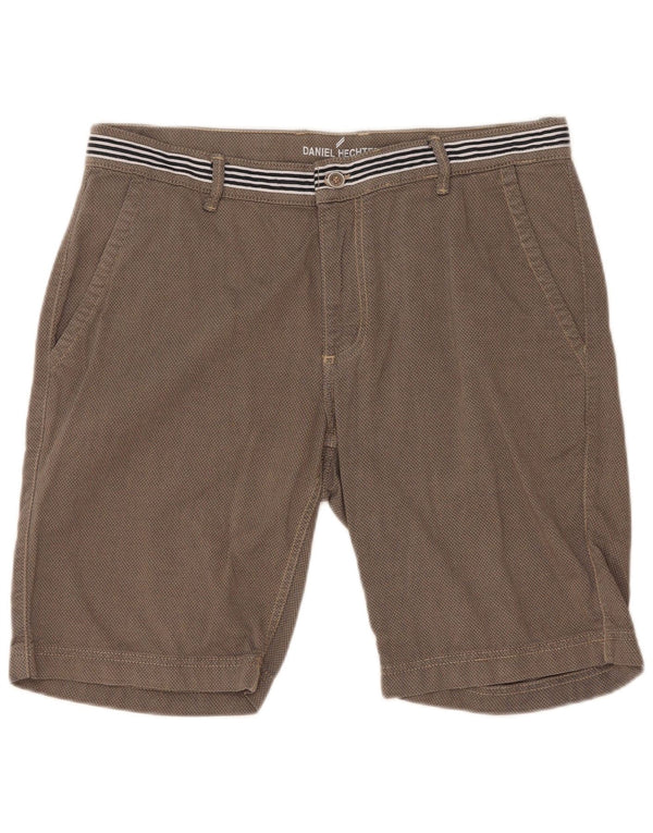 Daniel Hechter Herre Chino Shorts W35 Large Grå Bomuld