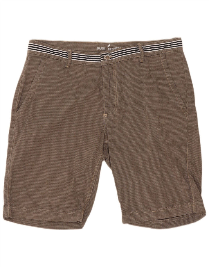 Daniel Hechter Herre Chino Shorts W35 Large Grå Bomuld